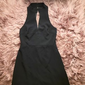 V Neck Collar Sheath Dress